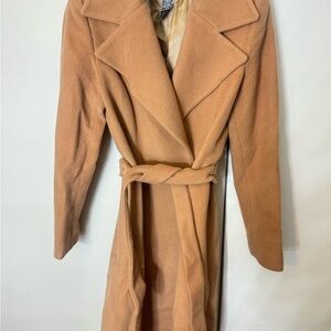 Camel Wool Trench Coat